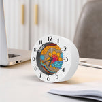 African Sun Print Alarm Clock