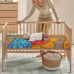 African Sun Print Baby Crib Sheet