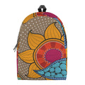 African Sun Print School Backpack