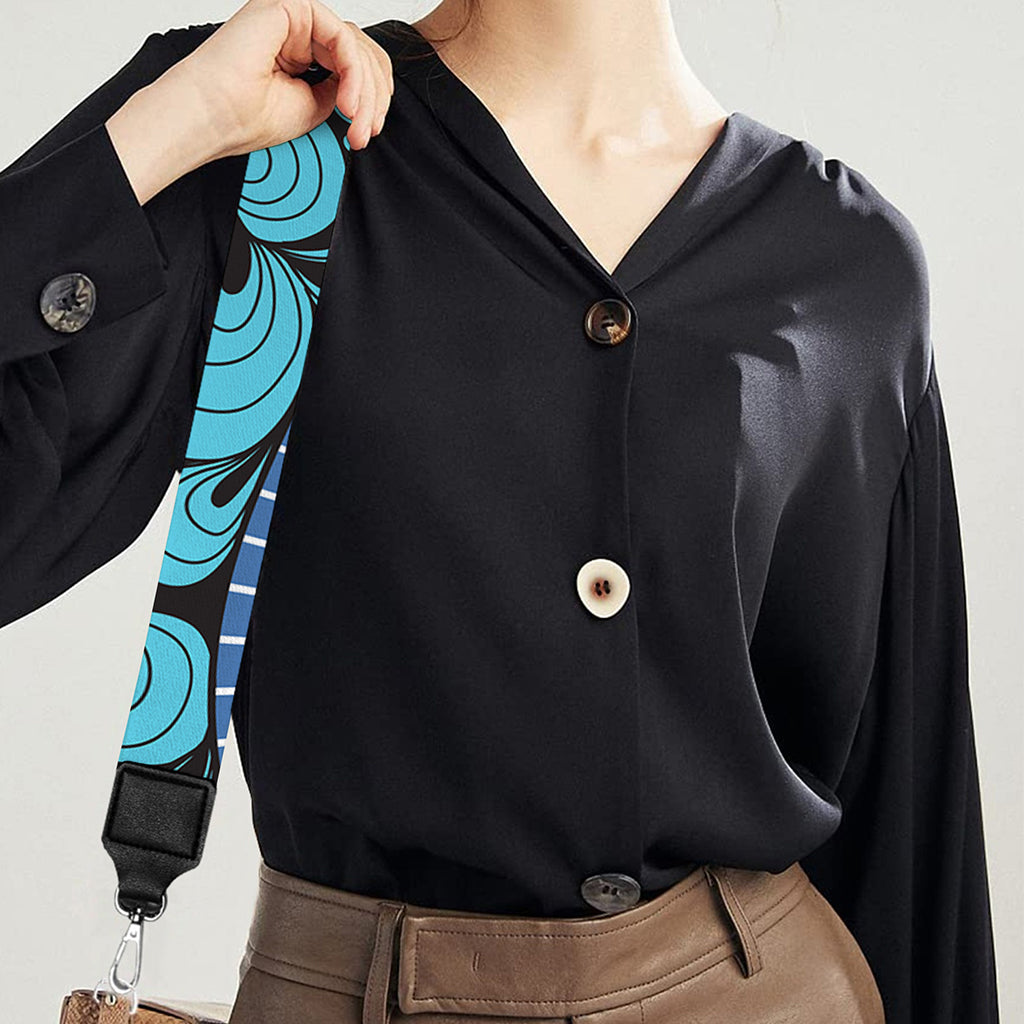 African Sun Print Bag Strap