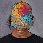 African Sun Print Baseball Cap