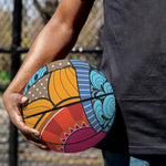 African Sun Print Basketball