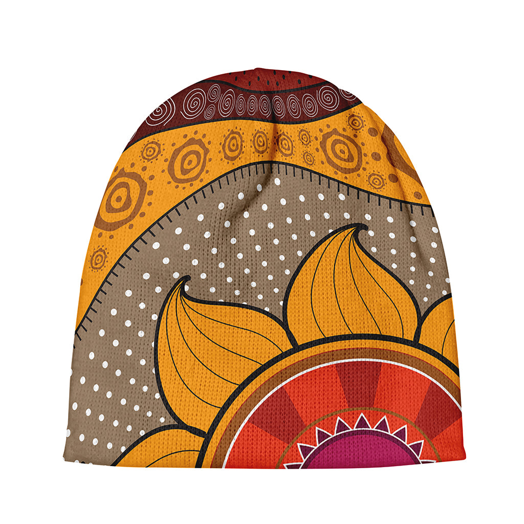 African Sun Print Beanie