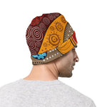 African Sun Print Beanie