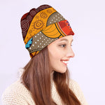 African Sun Print Beanie