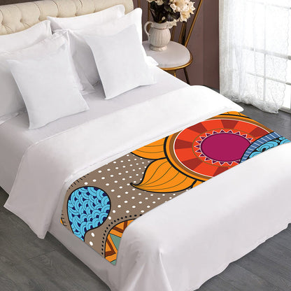 African Sun Print Bed Runner