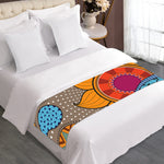 African Sun Print Bed Runner