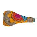 African Sun Print Bicycle Seat Cover