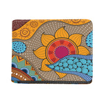 African Sun Print Bifold Wallet