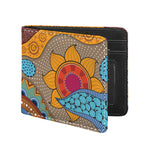 African Sun Print Bifold Wallet