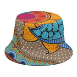 African Sun Print Bucket Hat