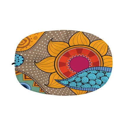 African Sun Print Car Side Mirror Covers