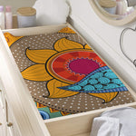 African Sun Print Changing Pad Cover