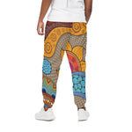 African Sun Print Cotton Pants