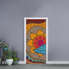 African Sun Print Door Sticker