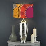 African Sun Print Drum Lamp Shade