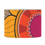 African Sun Print Drum Lamp Shade