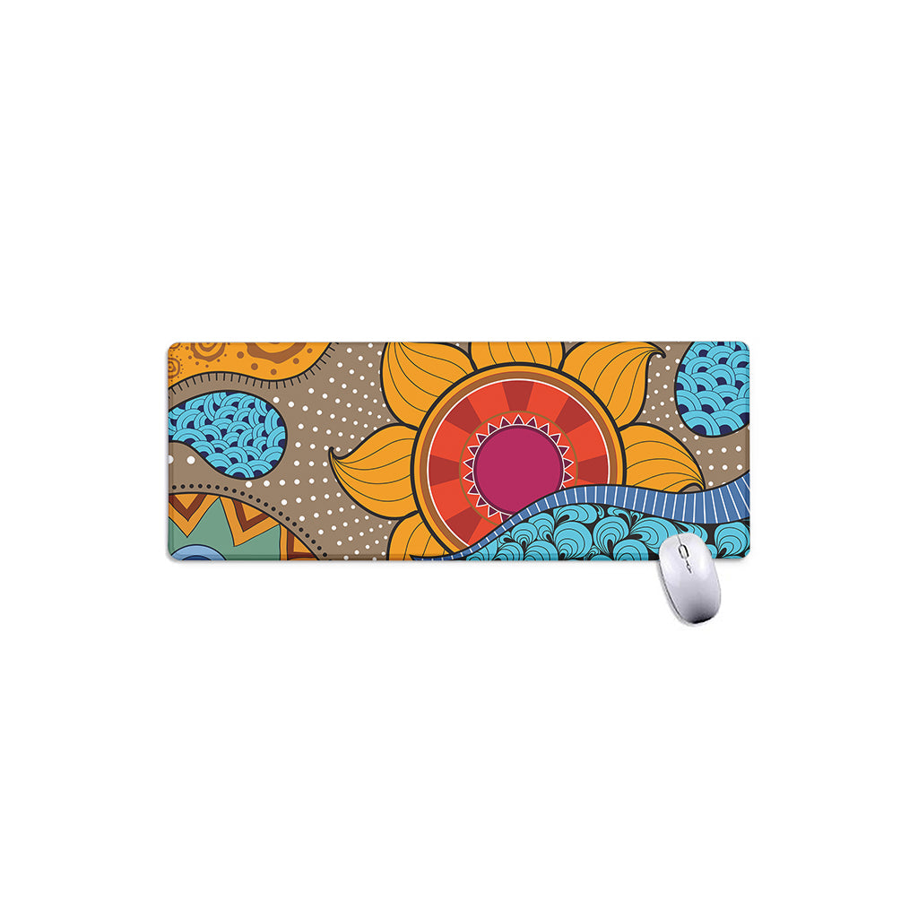 African Sun Print Extended Mouse Pad
