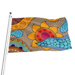 African Sun Print Flag