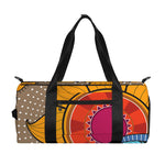African Sun Print Gym Bag