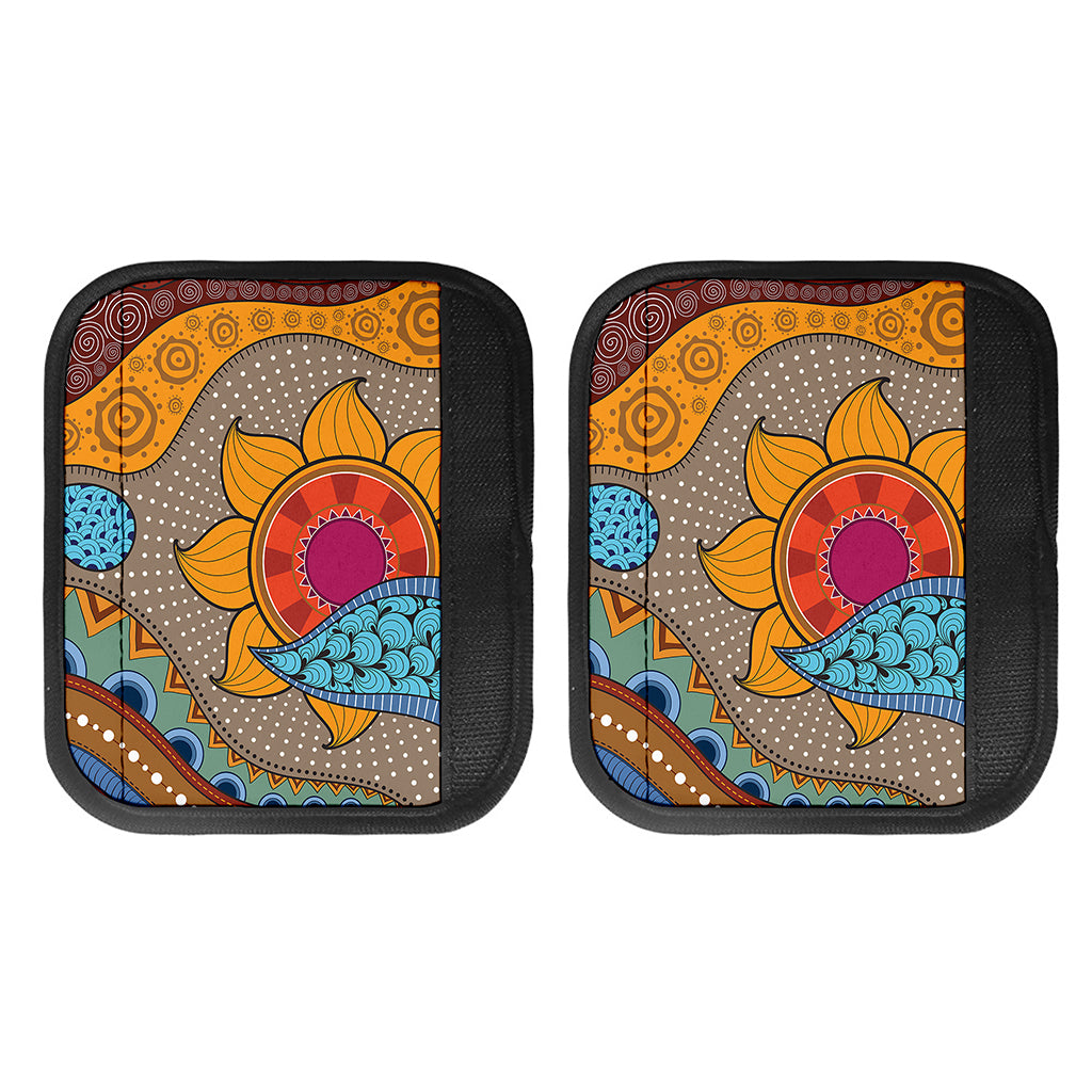 African Sun Print Handle Covers