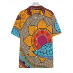 African Sun Print Hawaiian Shirt
