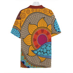 African Sun Print Hawaiian Shirt