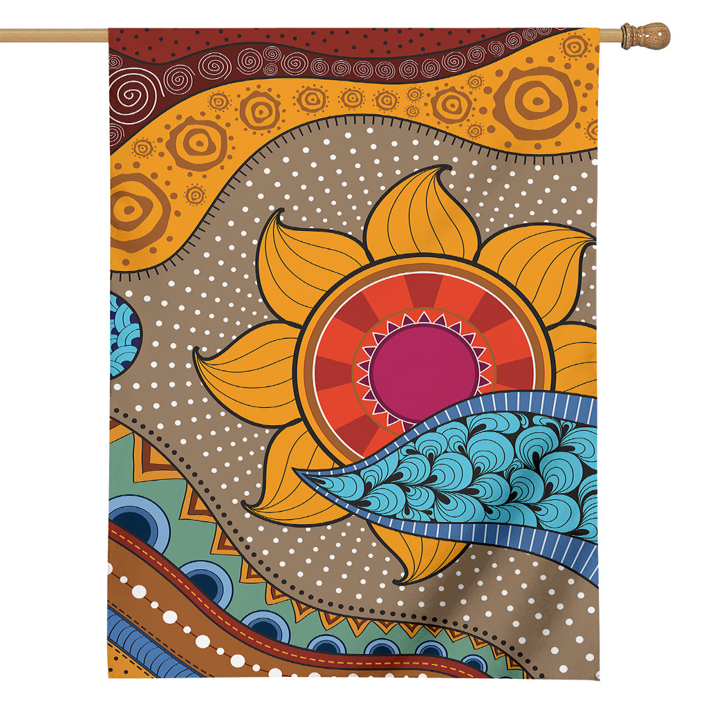 African Sun Print House Flag