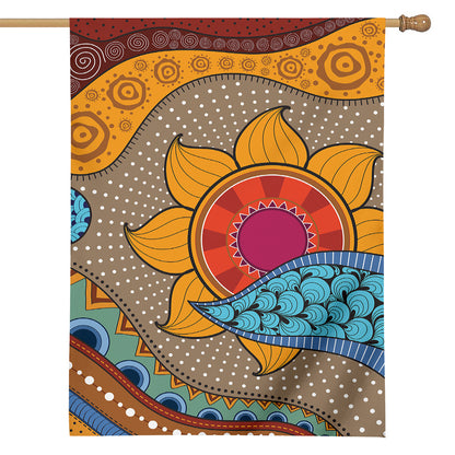 African Sun Print House Flag