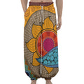 African Sun Print Lantern Pants