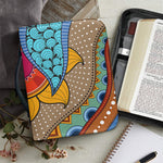 African Sun Print Leather Bible Cover