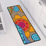 African Sun Print Long Kitchen Mat