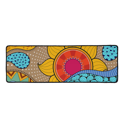 African Sun Print Long Kitchen Mat