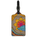 African Sun Print Luggage Tag