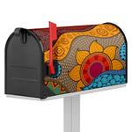 African Sun Print Mailbox Cover