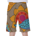 African Sun Print Men's Beach Shorts