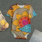 African Sun Print Men's Bodysuit