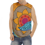 African Sun Print Men's Fitness Tank Top