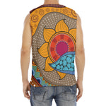 African Sun Print Men's Fitness Tank Top