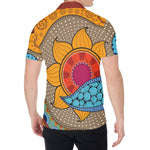 African Sun Print Men's Shirt