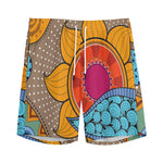 African Sun Print Men's Sports Shorts