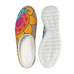 African Sun Print Mesh Casual Shoes