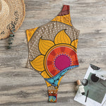 African Sun Print One Shoulder Bodysuit