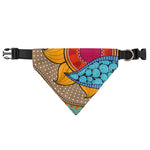 African Sun Print Over The Collar Dog Bandana