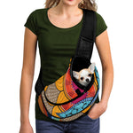 African Sun Print Pet Sling Carrier