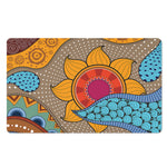 African Sun Print Polyester Doormat
