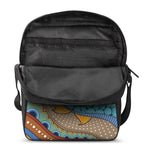 African Sun Print Rectangular Crossbody Bag