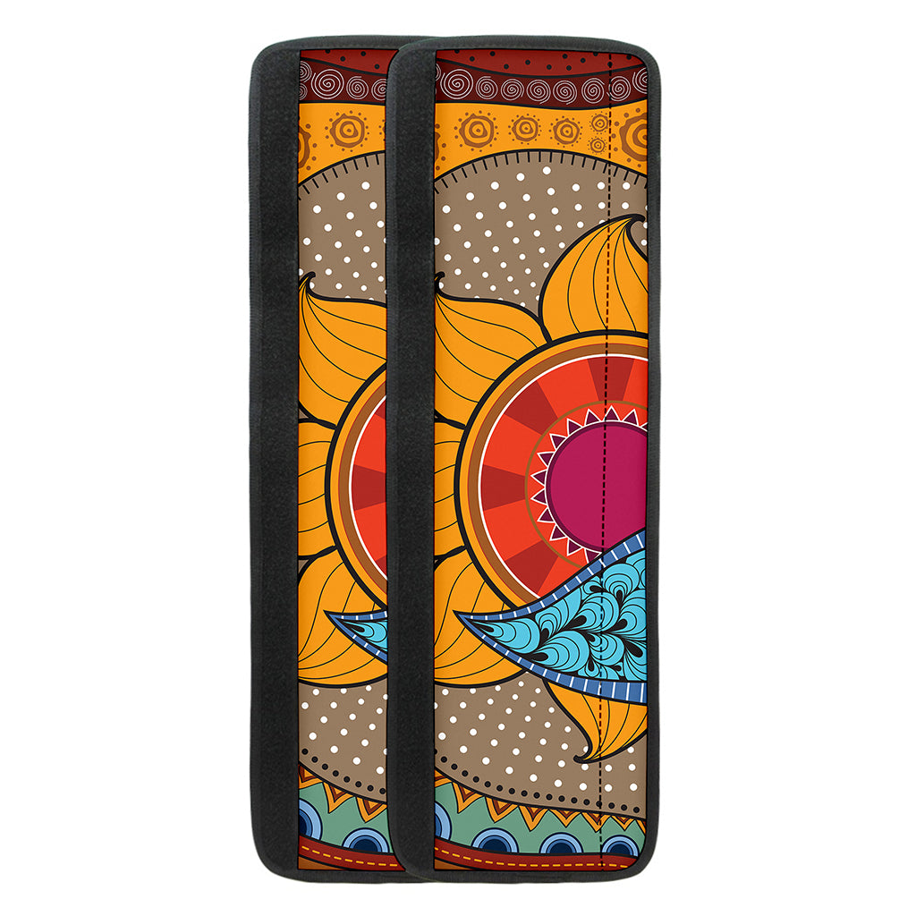 African Sun Print Refrigerator Handle Covers