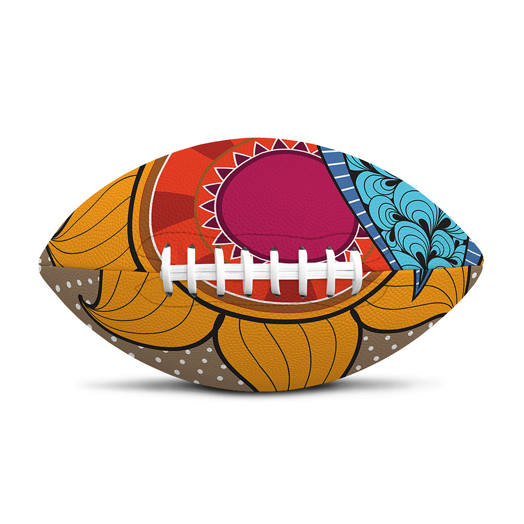 African Sun Print Rugby Ball