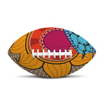 African Sun Print Rugby Ball